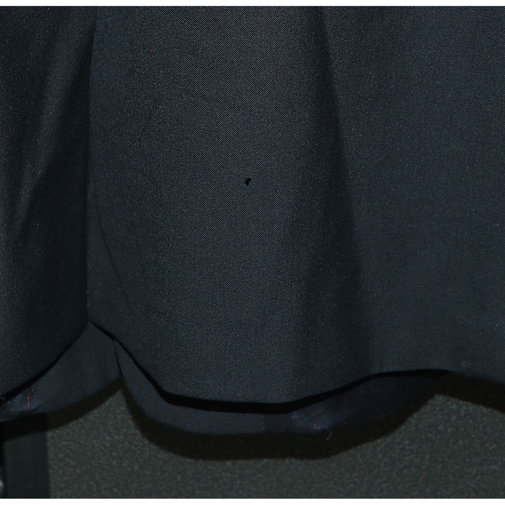 VTG Tommy Hilfiger Black Wool 3-Button Blazer, Men's 46R, Made In USA, Damaged - Picture 4 of 6